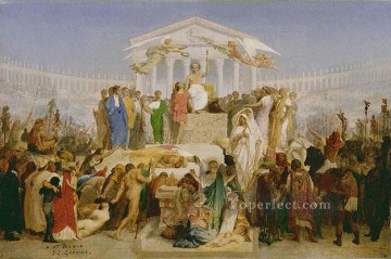  léon - Étude Age of Augustus Naissance du Christ Grec Arabian Jean Léon Gérôme